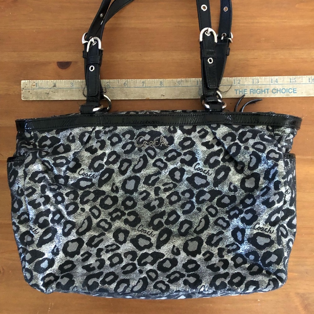 Coach Leopard Ocelot Print Purse
